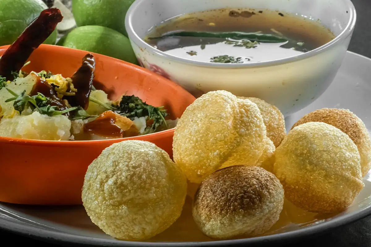 Phuchka, Kolkata's favourite street snack.